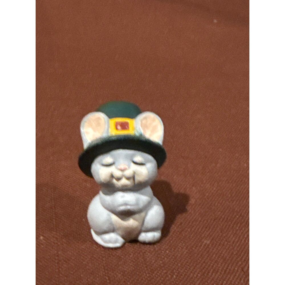 Hallmark Merry Miniatures Thanksgiving Autumn Pilgrim Mouse
